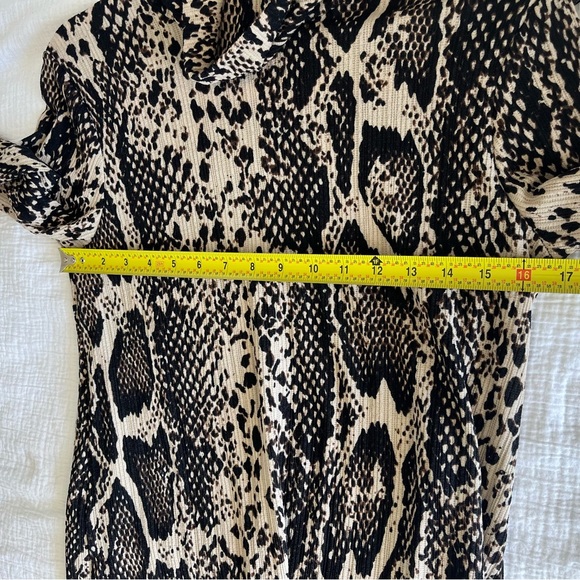 Zara Animal Print Midi Dress Size L Ref 5643324 - Picture 11 of 16